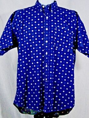 Vintage Ralph Lauren Chaps Short Sleeve Sport Shirt - Mens Large